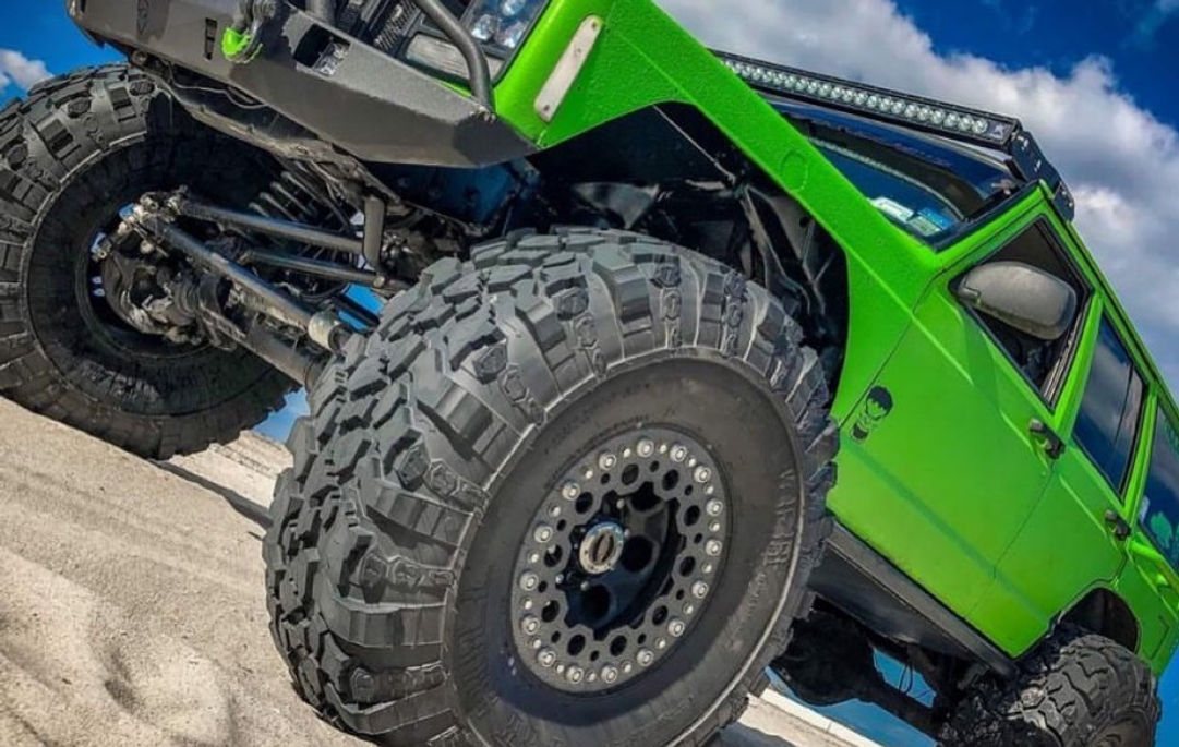An off-road buggy build on desert sand