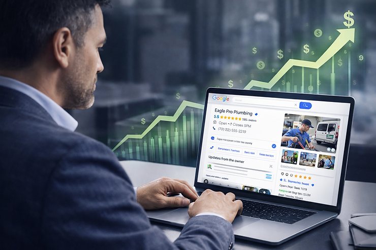 A Google Business Profile before and after management