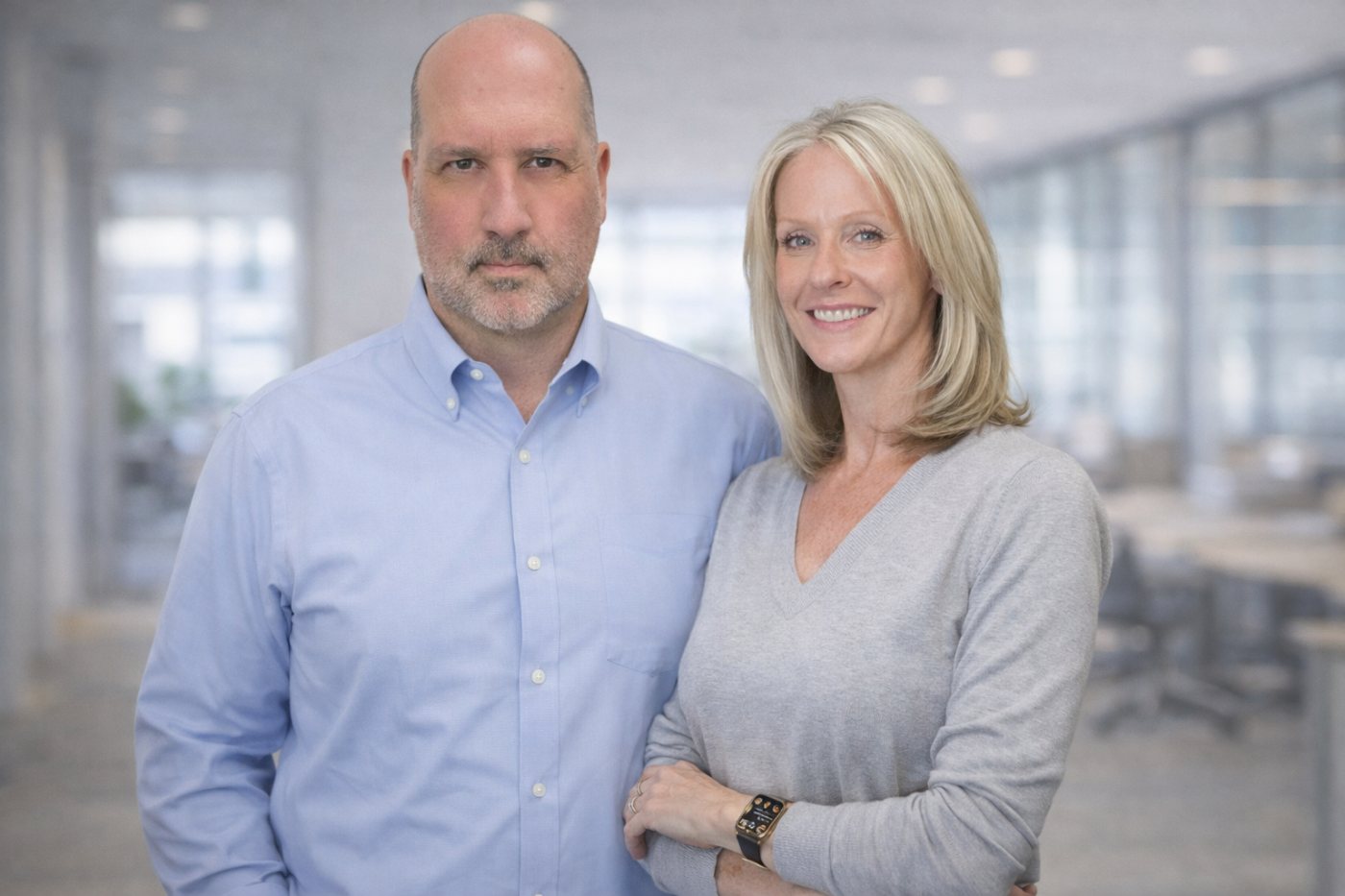 Troy and Emily, the founders of Two Four Media